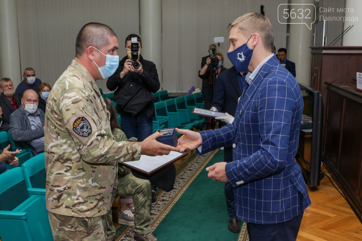Павлоградским ветеранам АТО/ООС вручили награды, фото-4 Павлоградским ветеранам АТО/ООС вручили награды, фото-4