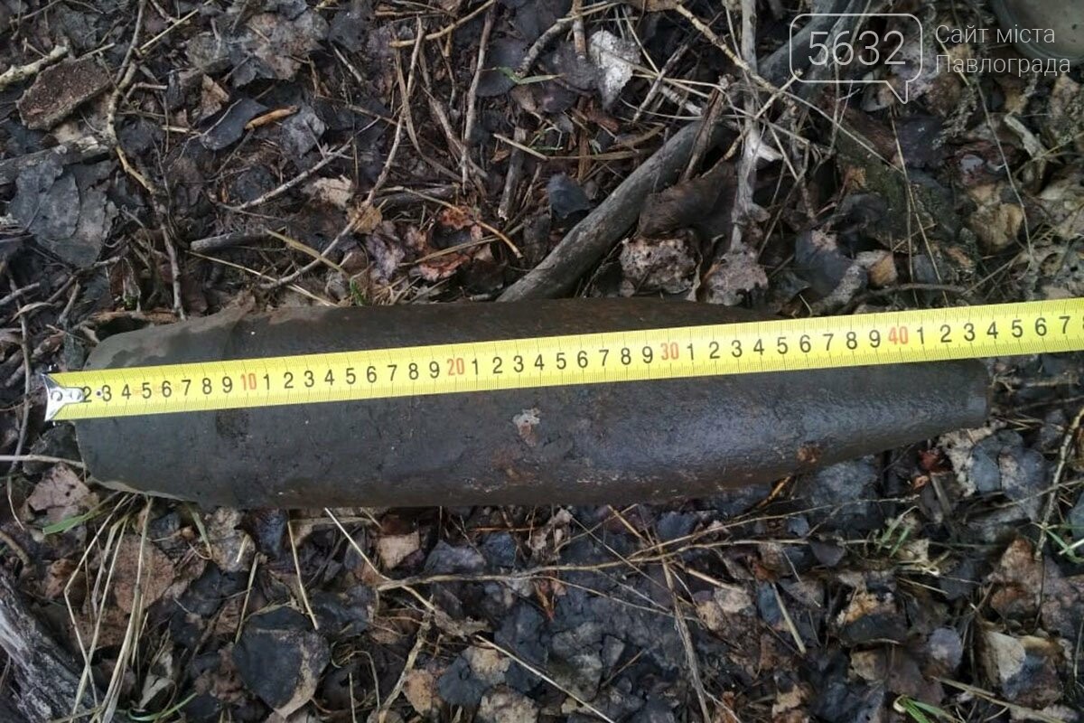 Во время прогулки павлоградец обнаружил устаревший артиллер..., фото-2 Во время прогулки павлоградец обнаружил устаревший артиллерийский снаряд, фото-2