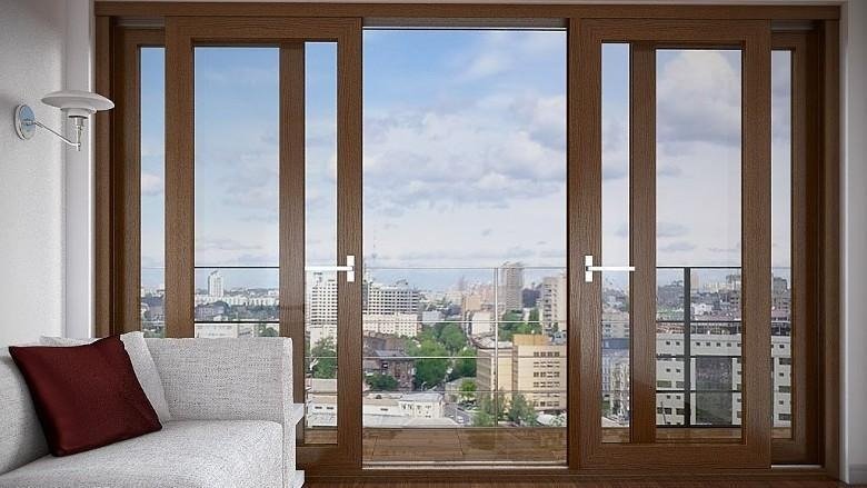 Раздвижные металлопластиковые двери REHAU