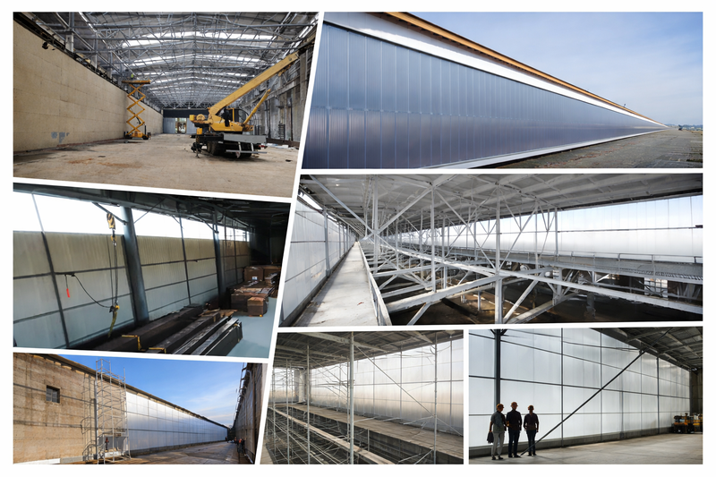 скління зенітного ліхтаря